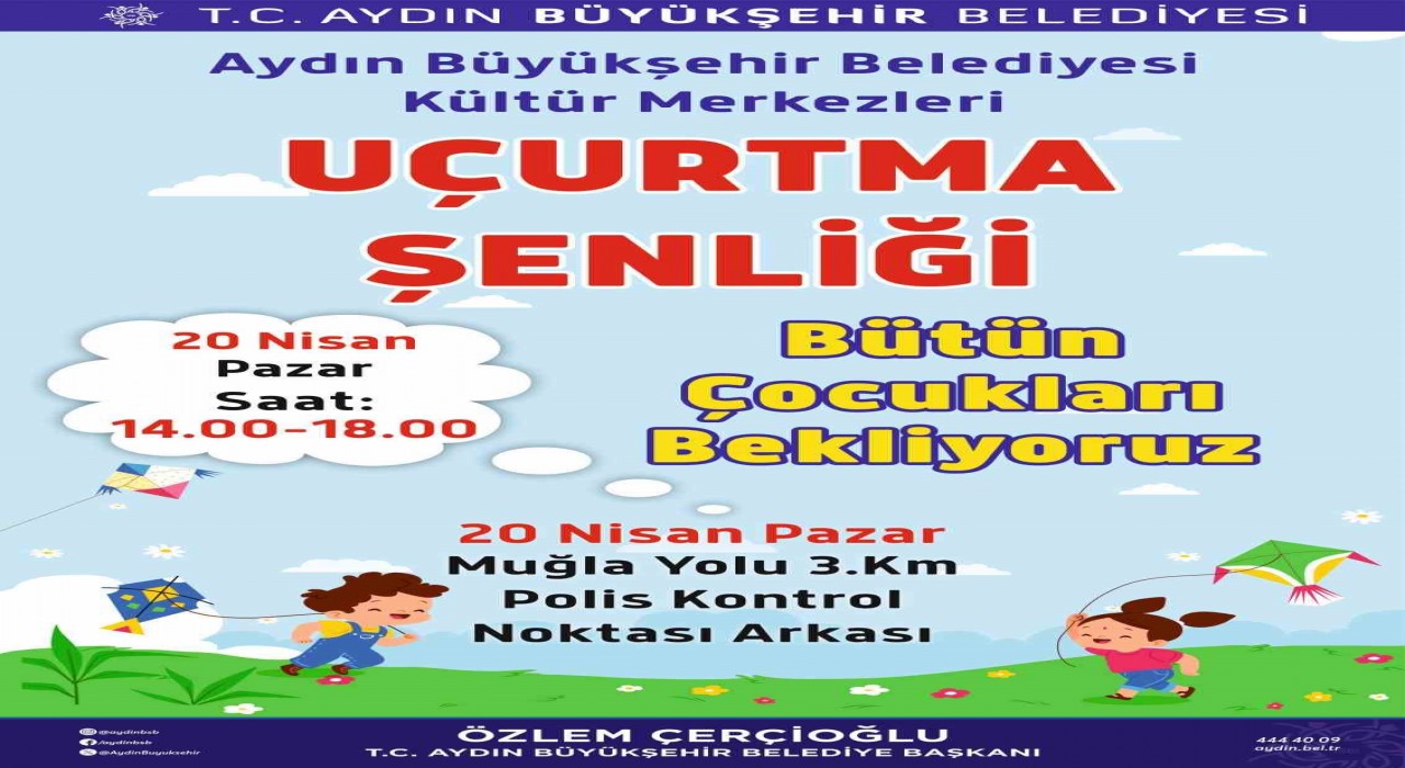Başkan Çerçioğlu tüm çocukları uçurtma şenliğine davet etti