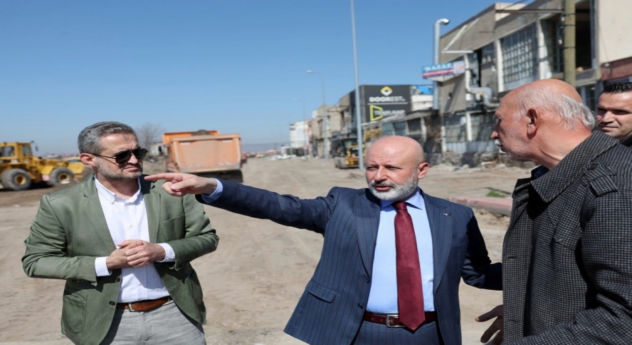 Başkan Çolakbayrakdar: 30 metrelik yeni bulvarla Kayabaşı yeni çehreye kavuşacak