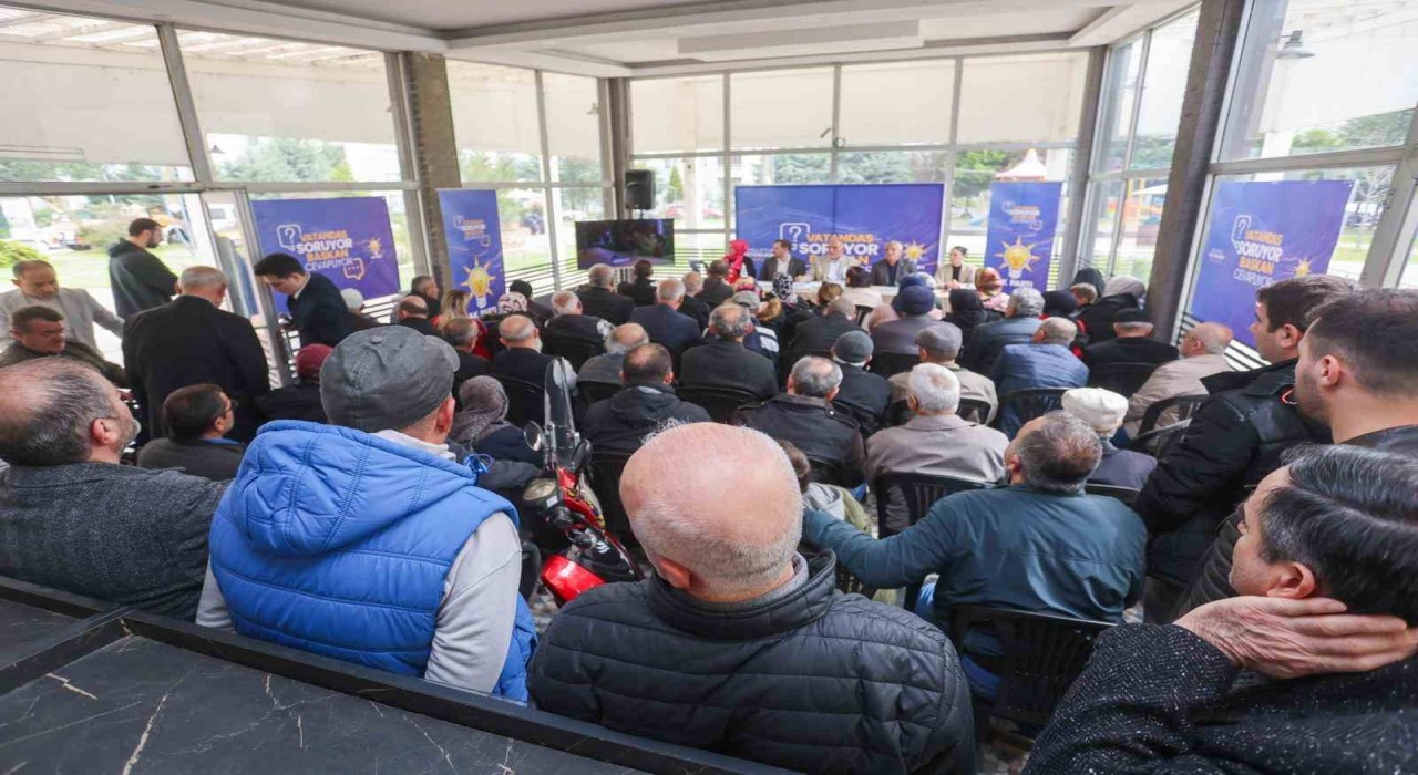 Başkan Sandıkçı: Hemşehrilerimizle istişare kültürü içerisinde çalışmalarımızı sürdürüyoruz