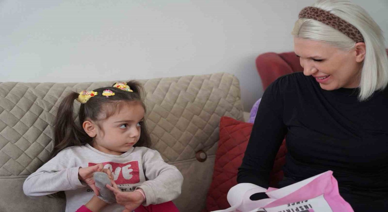 Başkanlar Aydem bebeği ziyaret etti