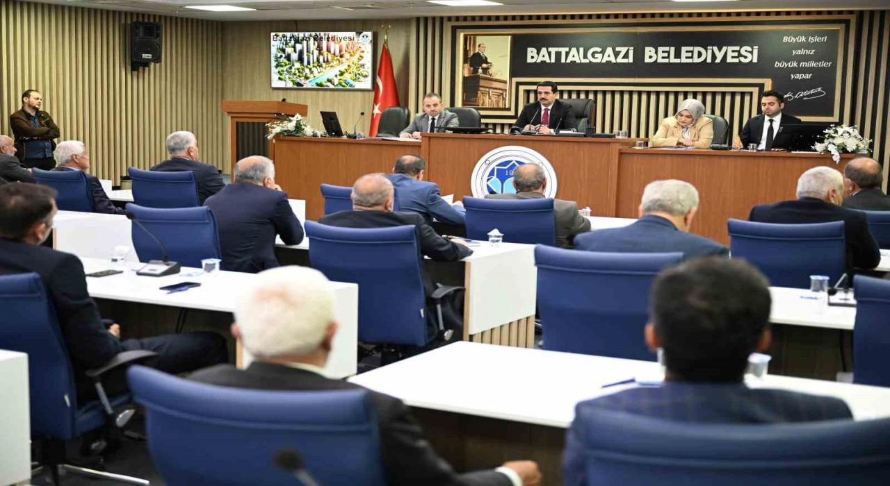 Battalgazi Belediye Meclisi Nisan ayı toplantısını gerçekleştirdi