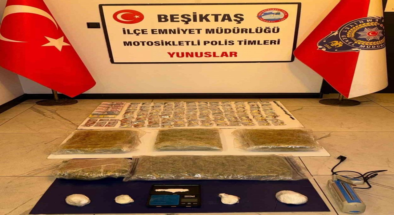 Beşiktaşta taksicinin üzerinden uyuşturucu çıktı, operasyonda 2 kişi daha yakalandı