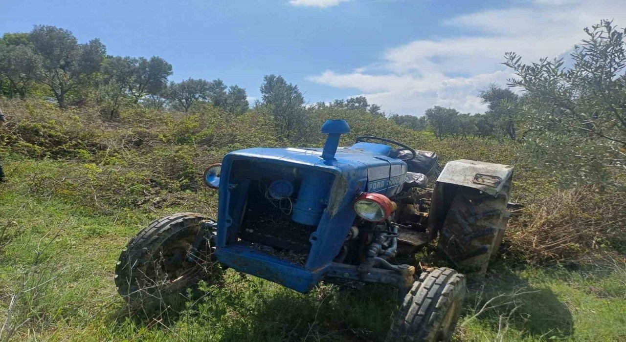 Bilecikte traktörden düşen sürücü yaralandı