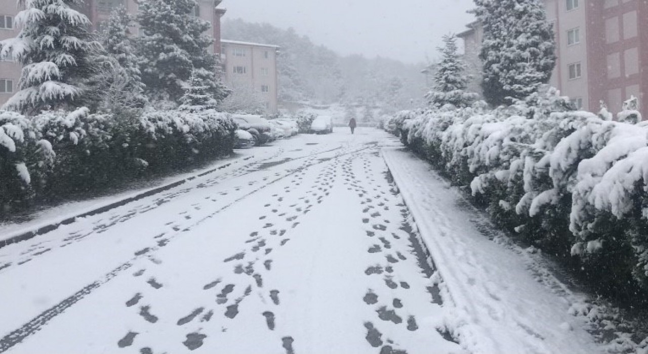 Bilecikteki kar bazı köy yollarını ulaşıma kapattı