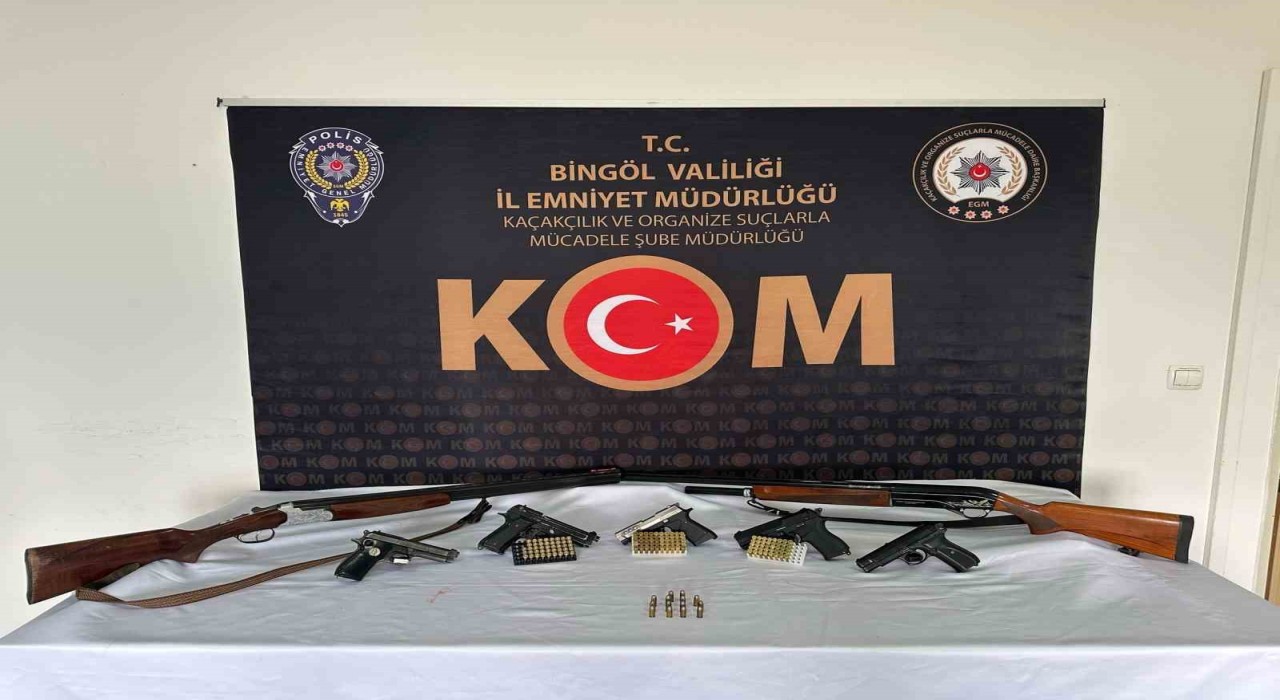 Bingölde silah kaçakçılığı operasyonu: 2 tutuklama