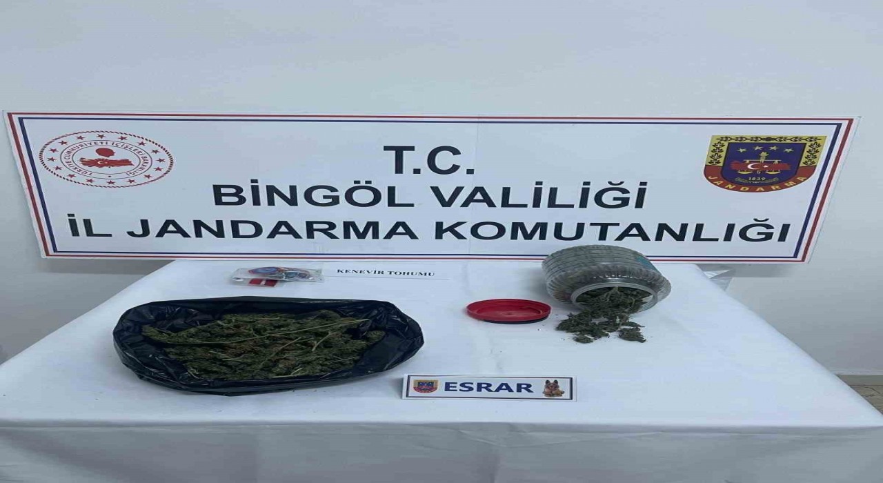 Bingölde uyuşturucu operasyonu