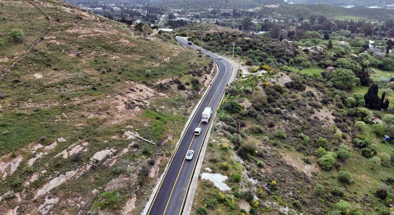 Bodrum Dereköy-Peksimet yolu yenilendi