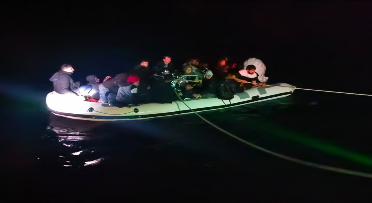 Bodrumda 29 düzensiz göçmen kurtarıldı