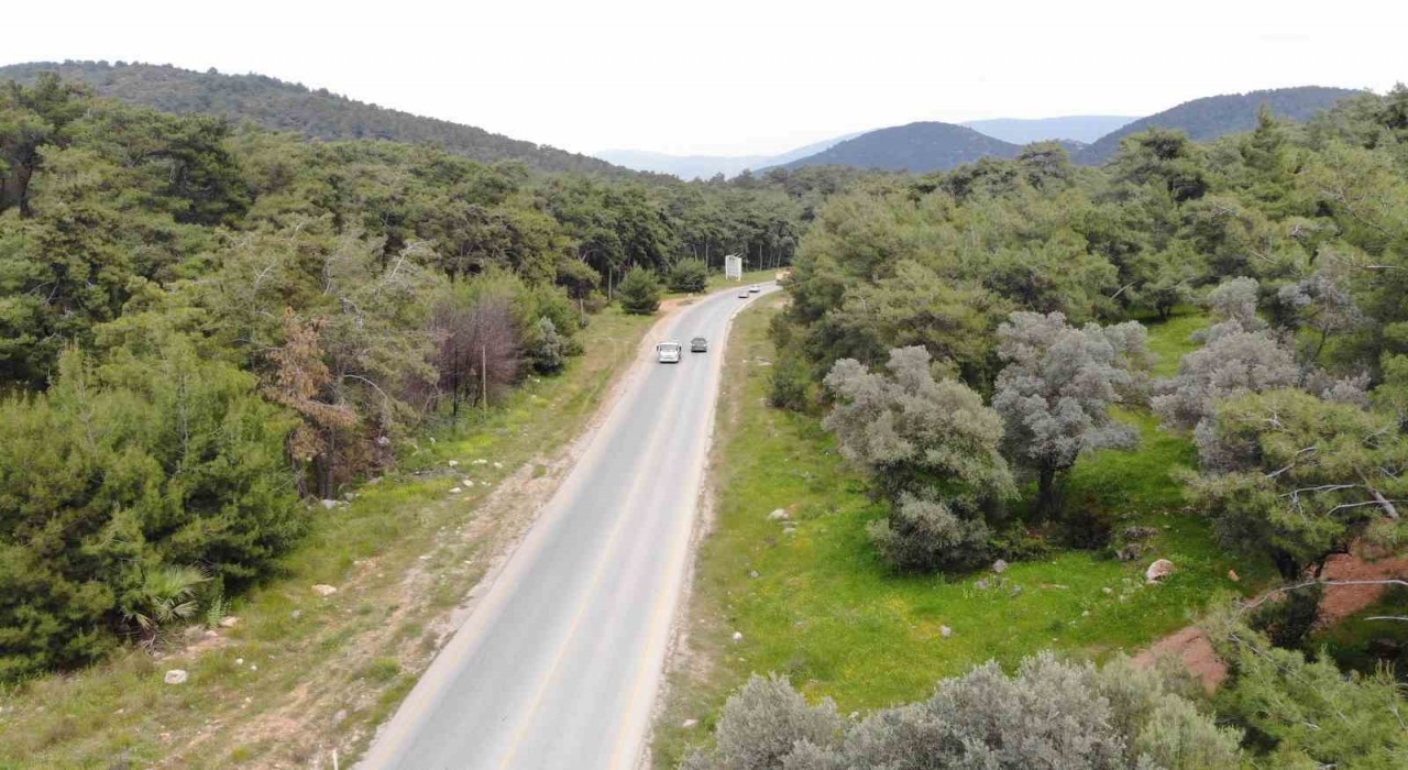 Bodrumda dronlu trafik operasyonu: Sürücüye ceza yağdı