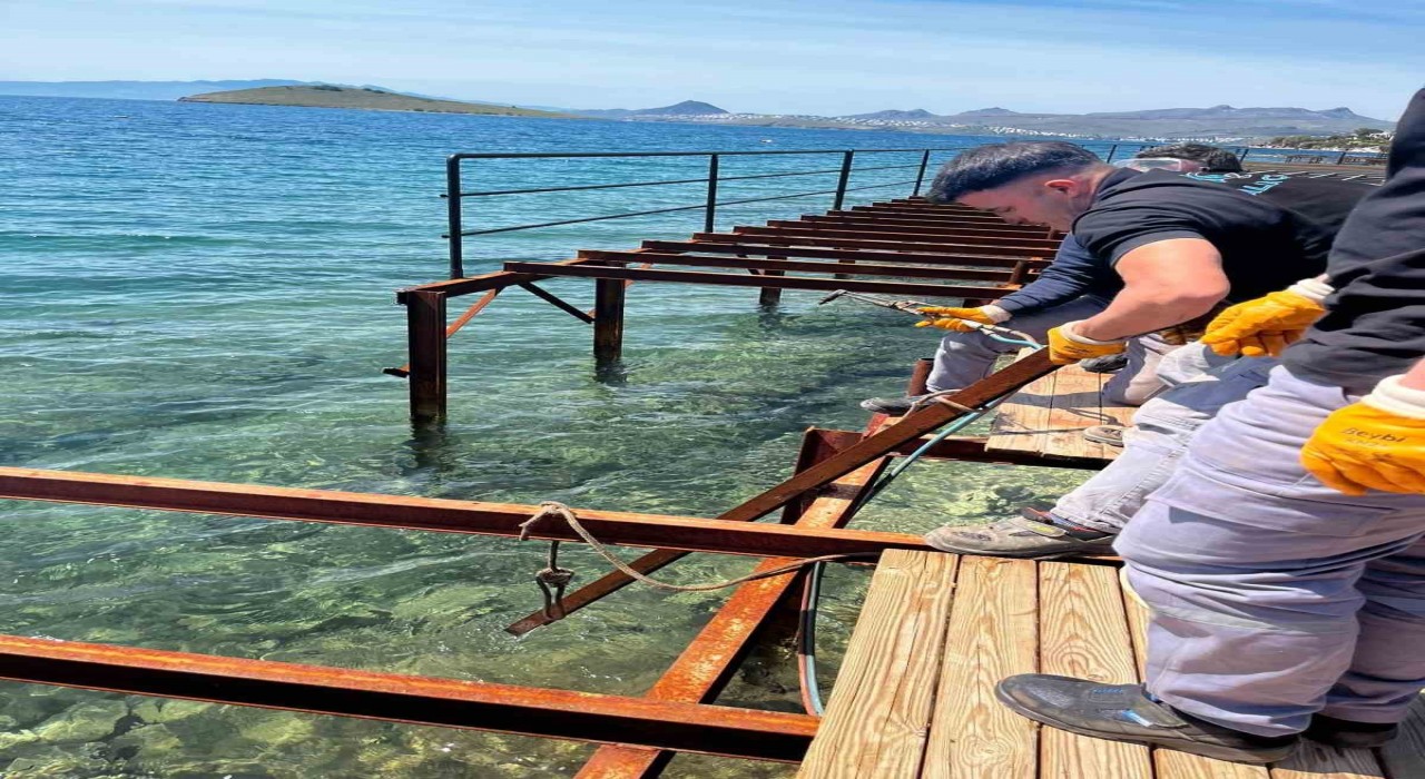 Bodrumda kaçak iskelelerle mücadele devam ediyor