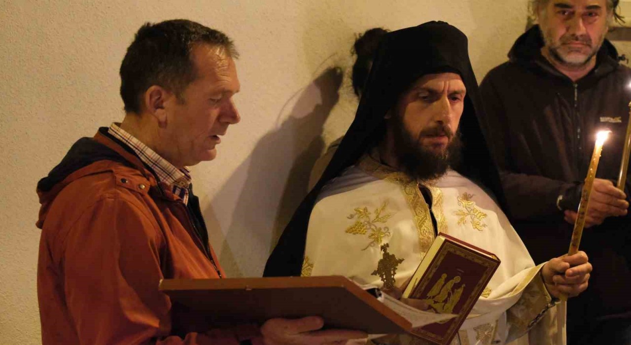 Bozcaadada Paskalya ayini düzenlendi