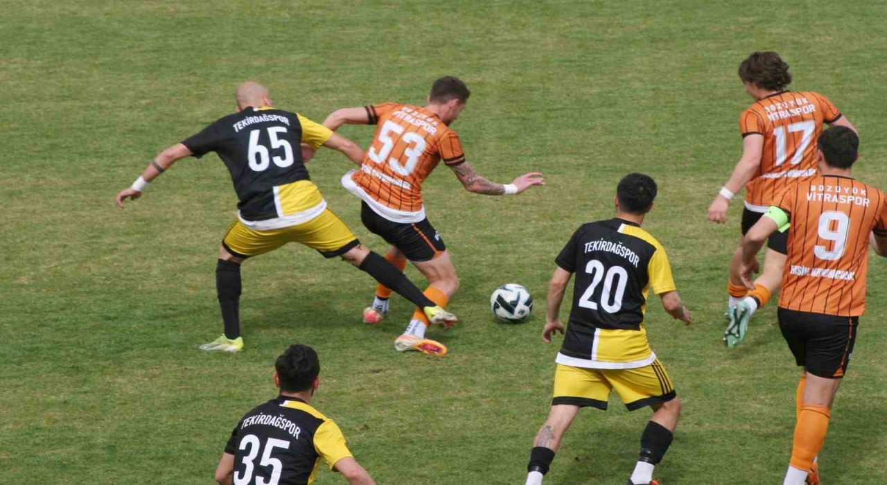 Bozüyük Vitraspor sahasında Tekirdağspora 4-1 yenildi