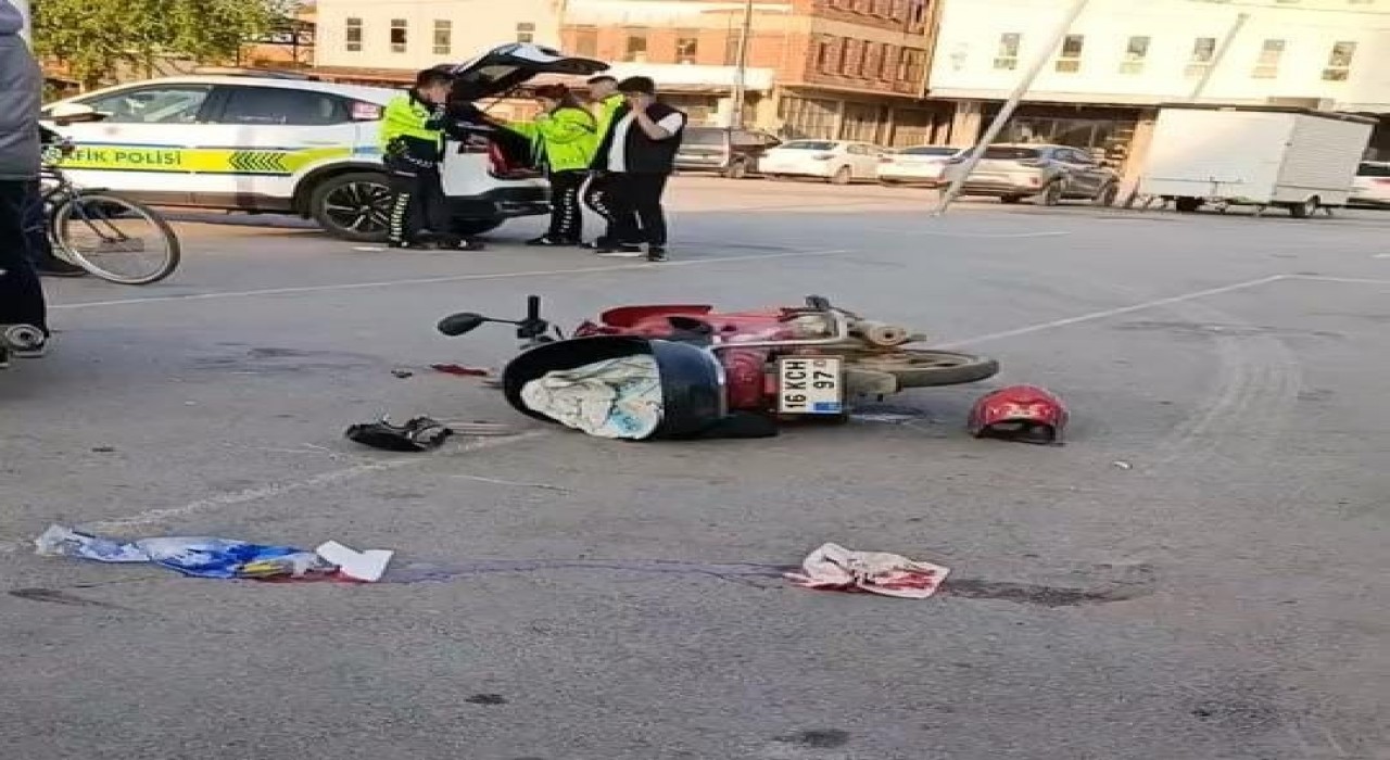 Bursada kafa kafaya çarpıştılar