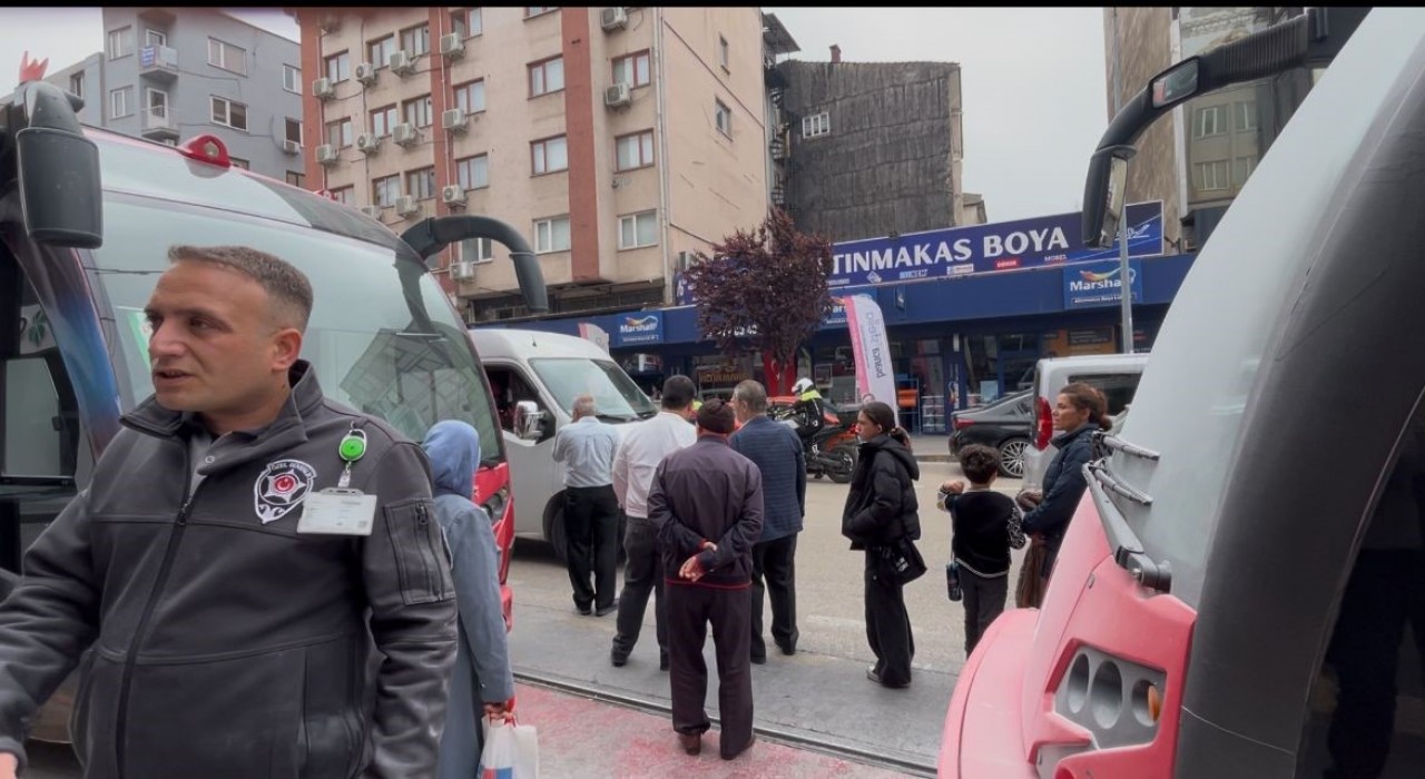 Bursada tramvay yangını paniğe neden oldu