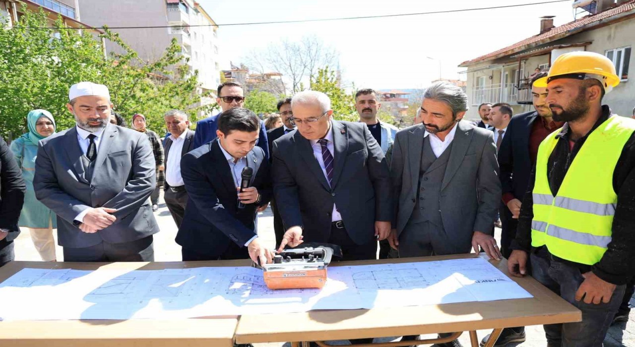 Çamelinde yöresel ekmek fırınının temeli törenle atıldı