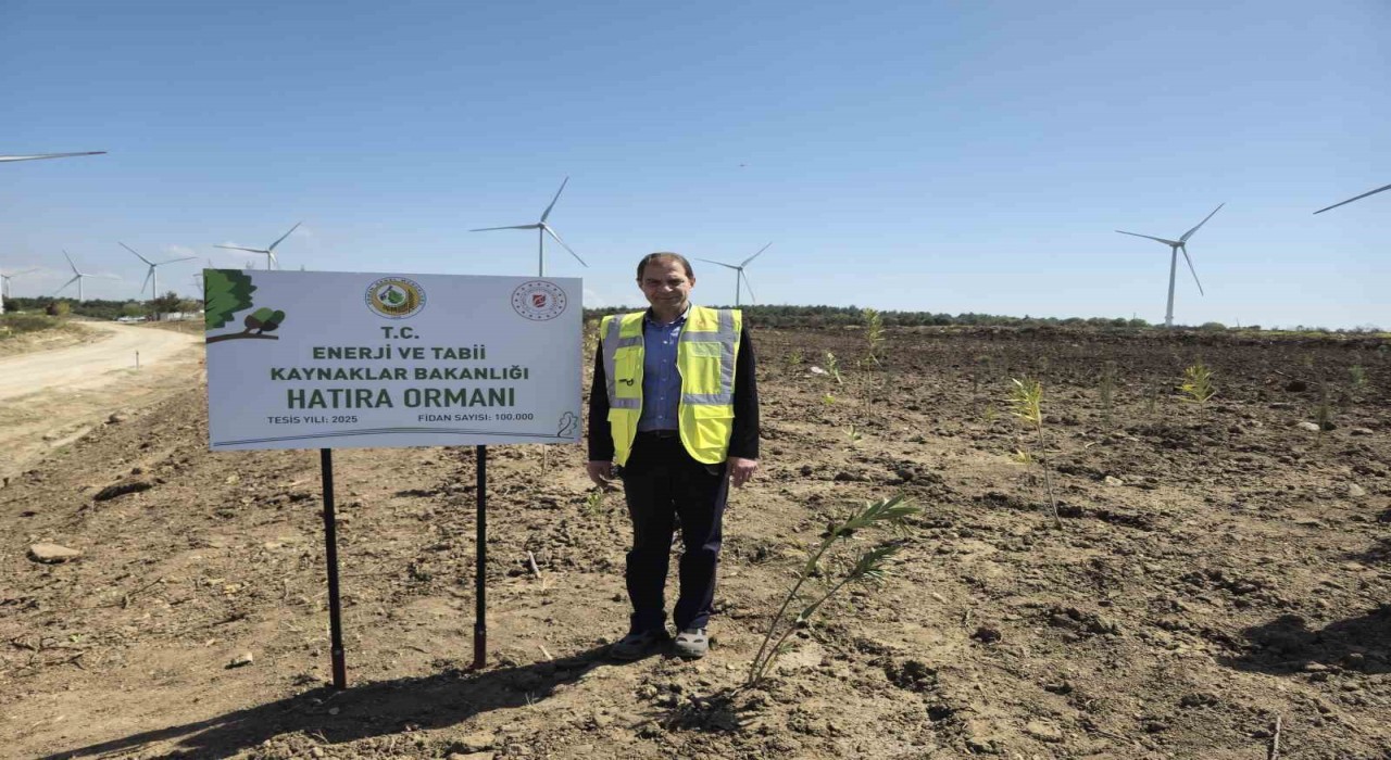 Çanakkalede 100 bin fidanlık ‘Enerji ormanı