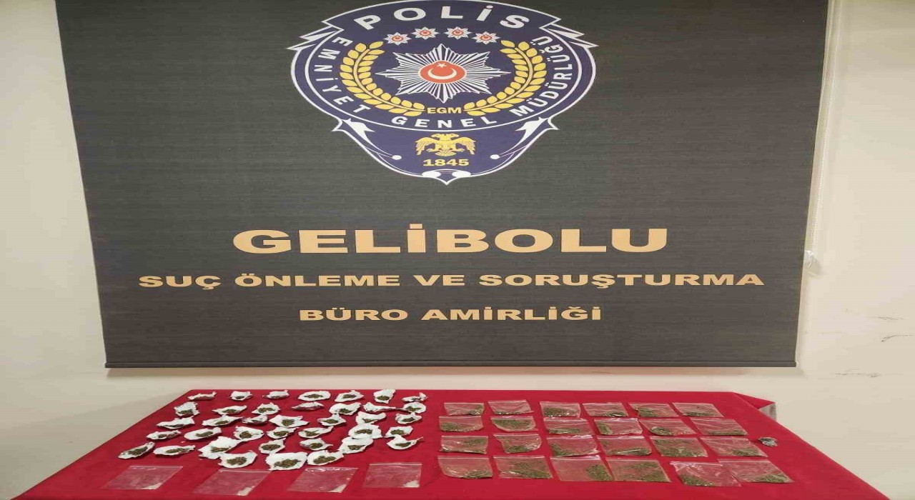 Çanakkalede uyuşturucu operasyonuna 1 gözaltı
