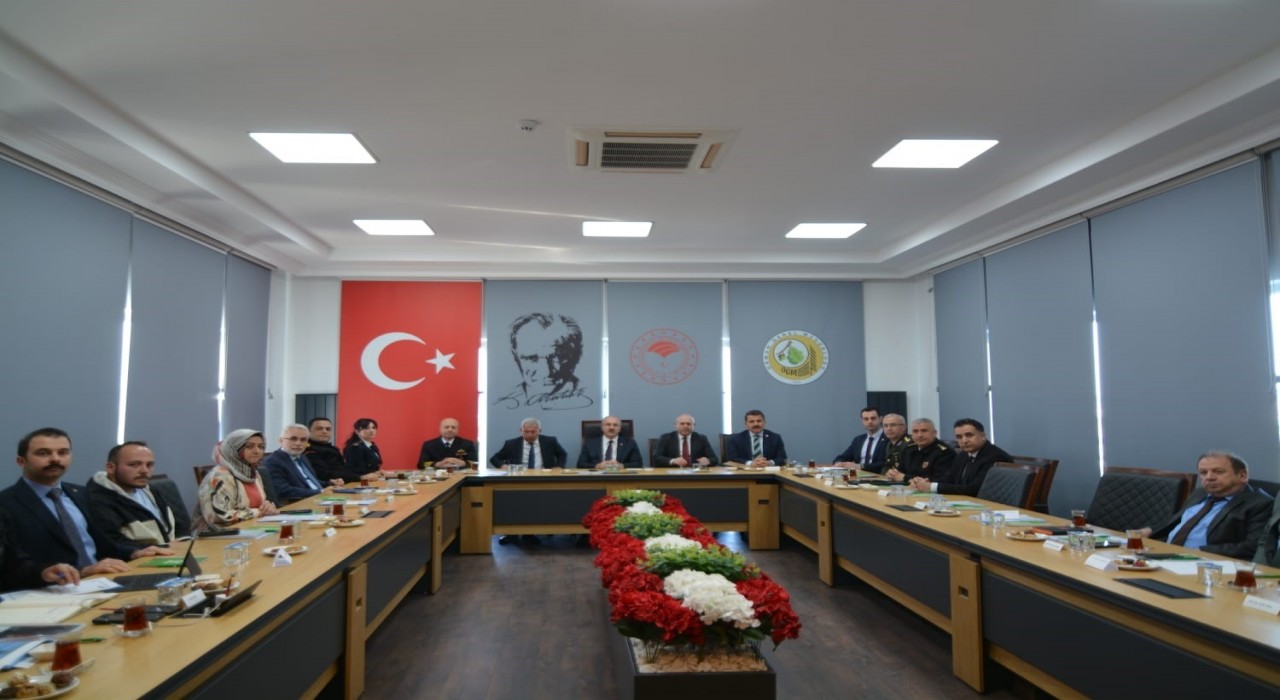 Çanakkalede yangınlarla mücadele için koordinasyon toplantısı düzenlendi