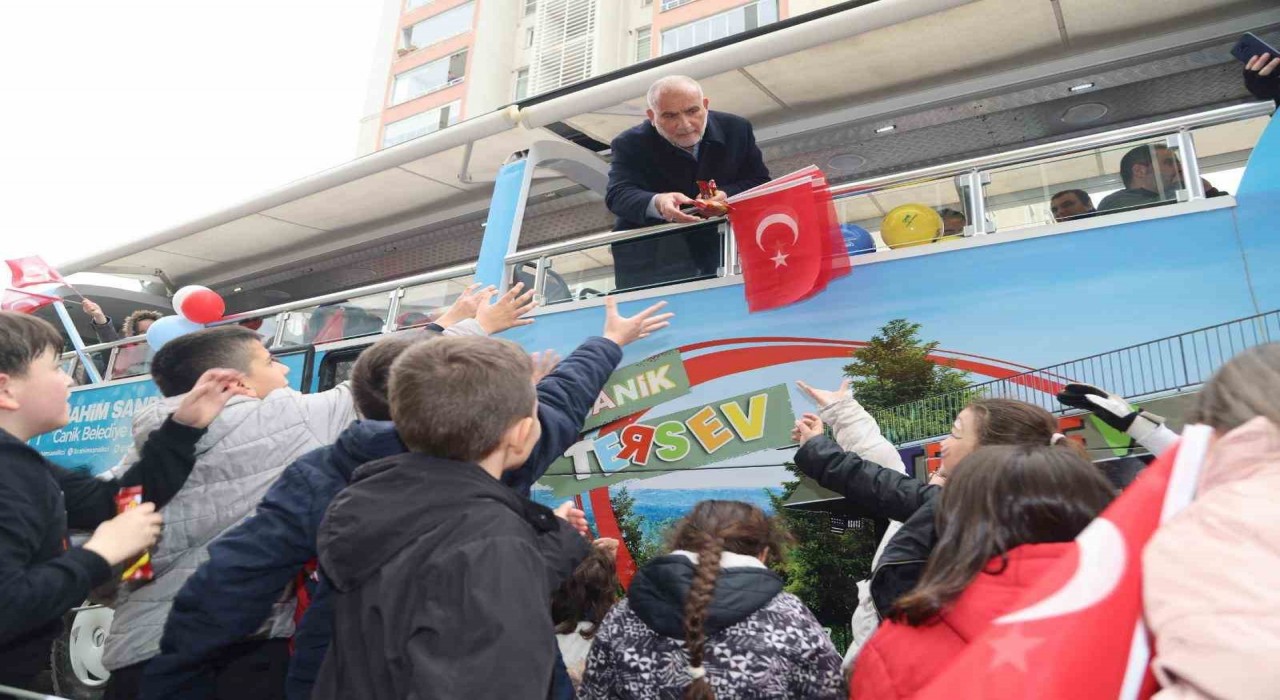 Canikte 23 Nisan coşkusu