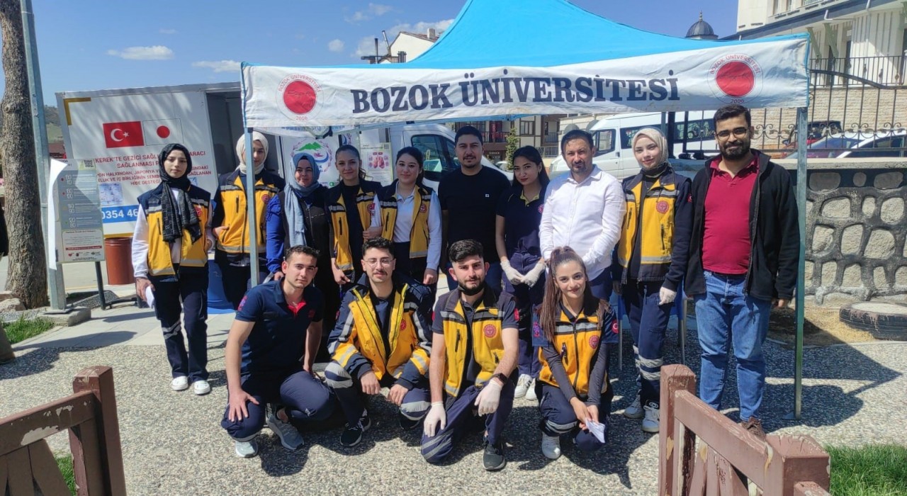 Çekerekte vatandaşlara sağlık taraması yapıldı