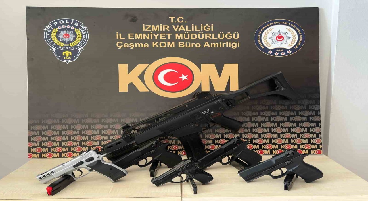 Çeşmede suç örgütüne yönelik operasyonda 3 tutuklama