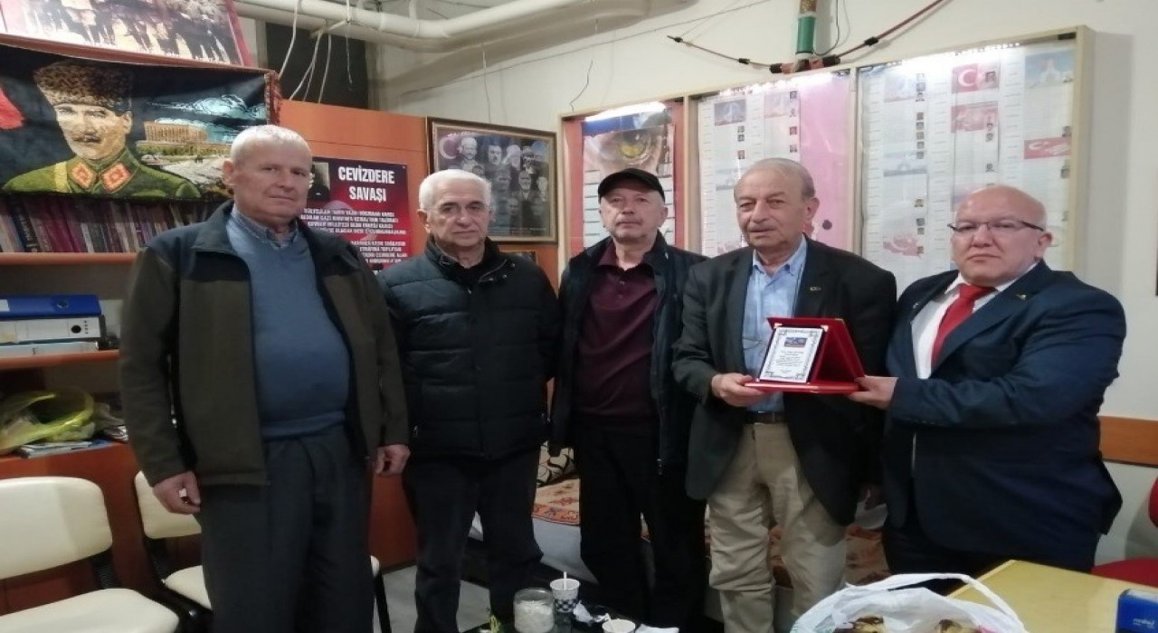 Cevizdere Şehitleri ve Gazileri Derneğinde başkan değişikliği