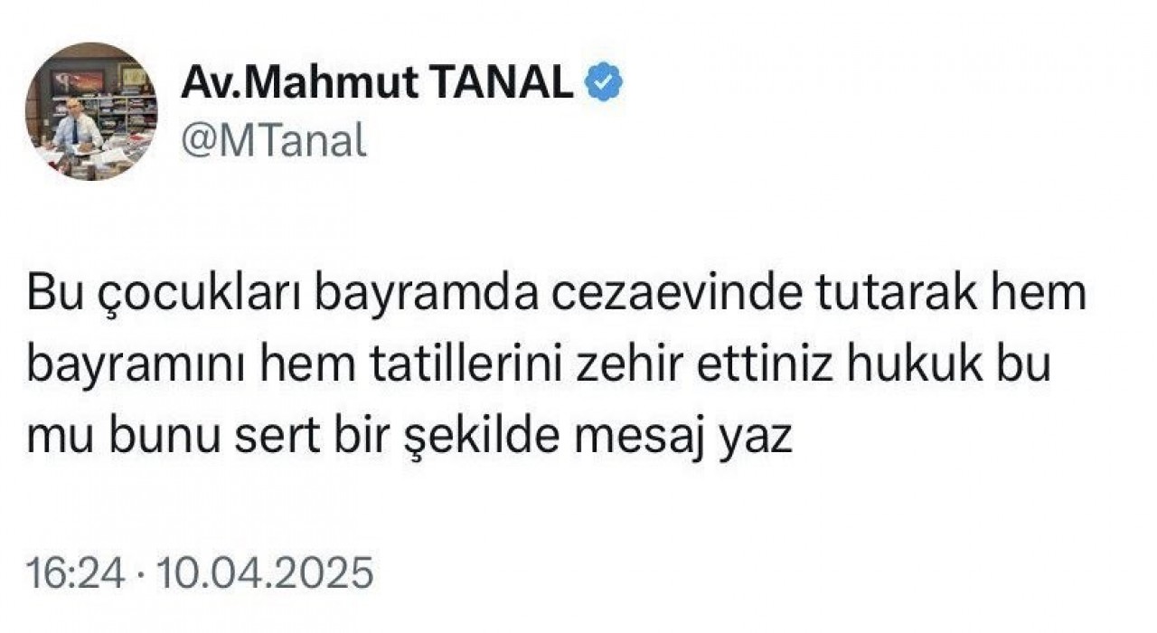 CHPli Mahmut Tanal, atacağı tweeti ChatGPTye sordu