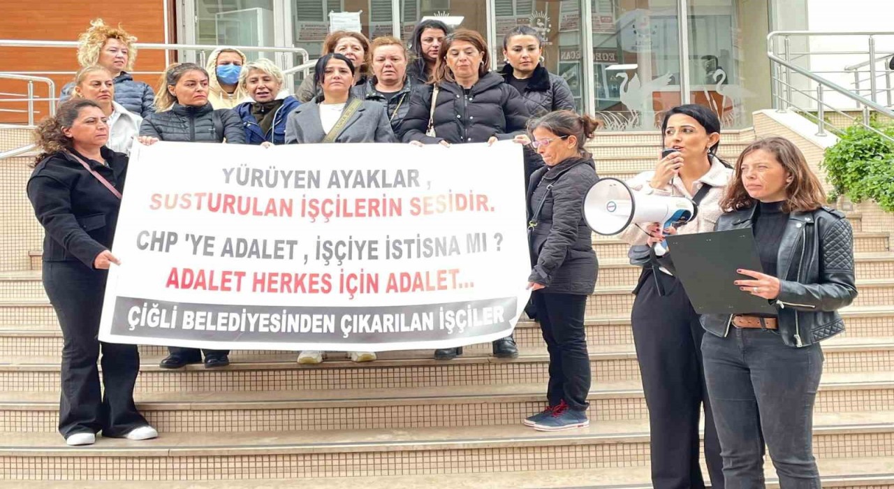 Çiğli Belediyesinde işten çıkarılan işçiler Ankaraya yürüyecek