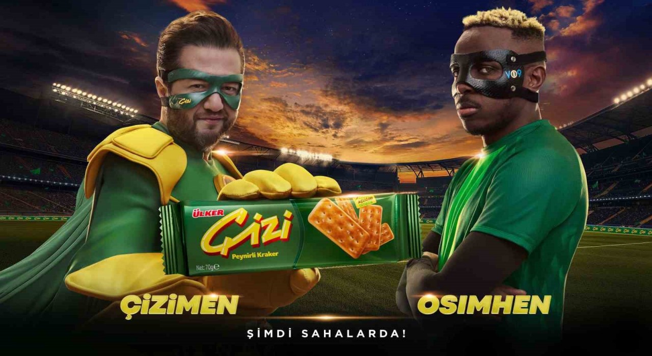 Çizimen ve Osimhen aynı reklamda buluştu
