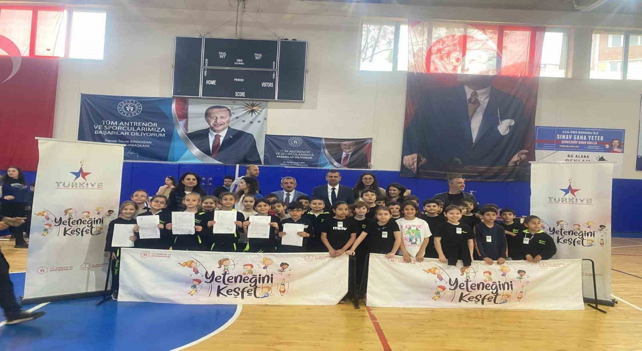 Çorluda çocuklar yetenek taraması ile spora yönlendiriliyor