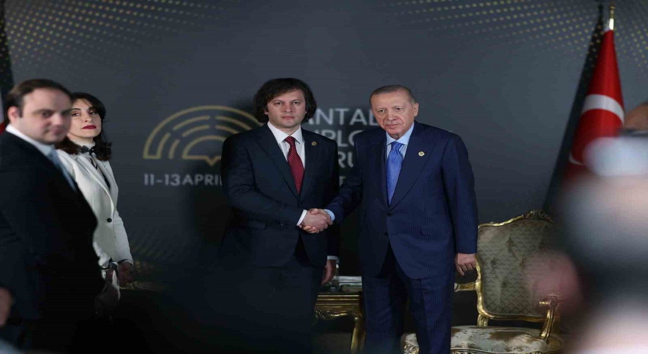 Cumhurbaşkanı Erdoğan, Gürcistan Başbakanı Kobakhidzeyi kabul etti
