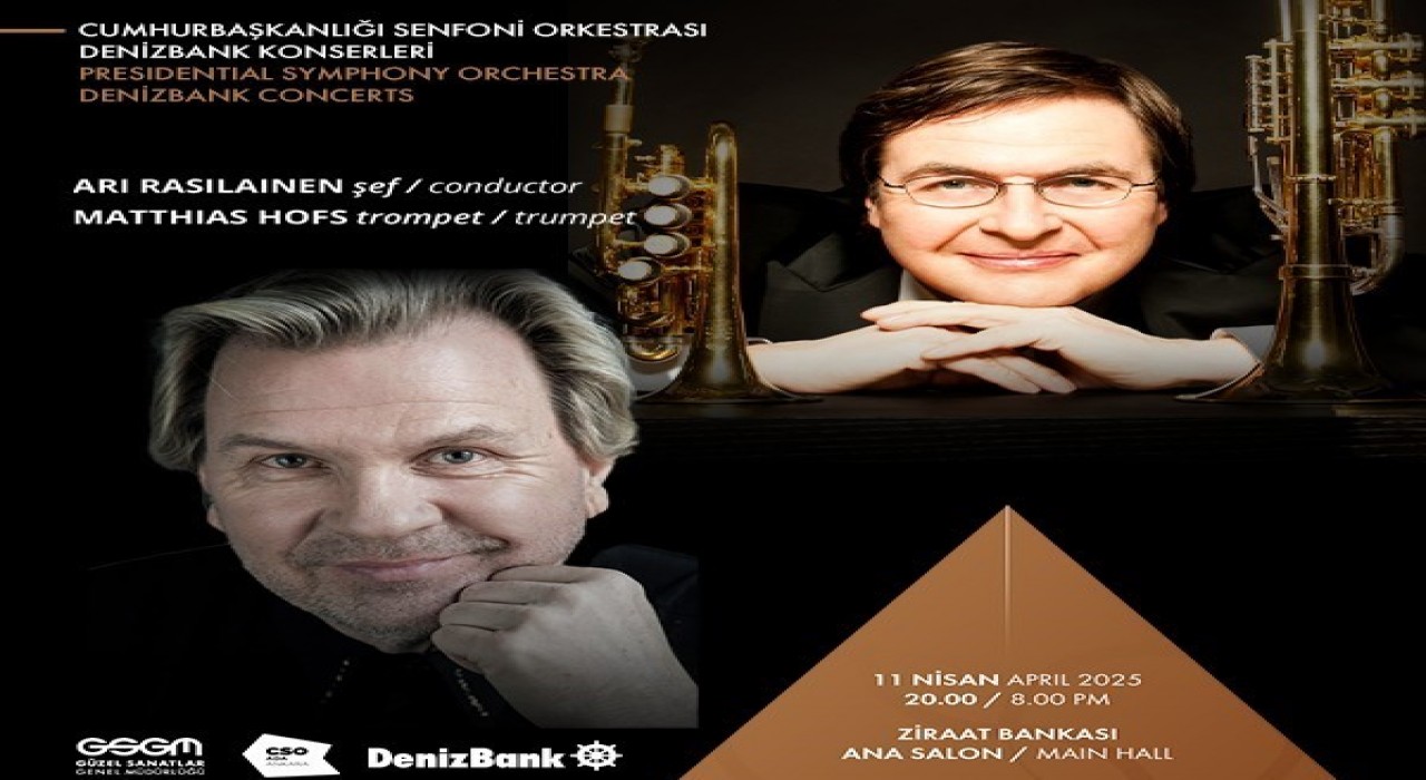 Cumhurbaşkanlığı Senfoni Orkestrası Denizbank Konserlerinde Ari Rasilainen ve Matthias Höfs sahne alacak