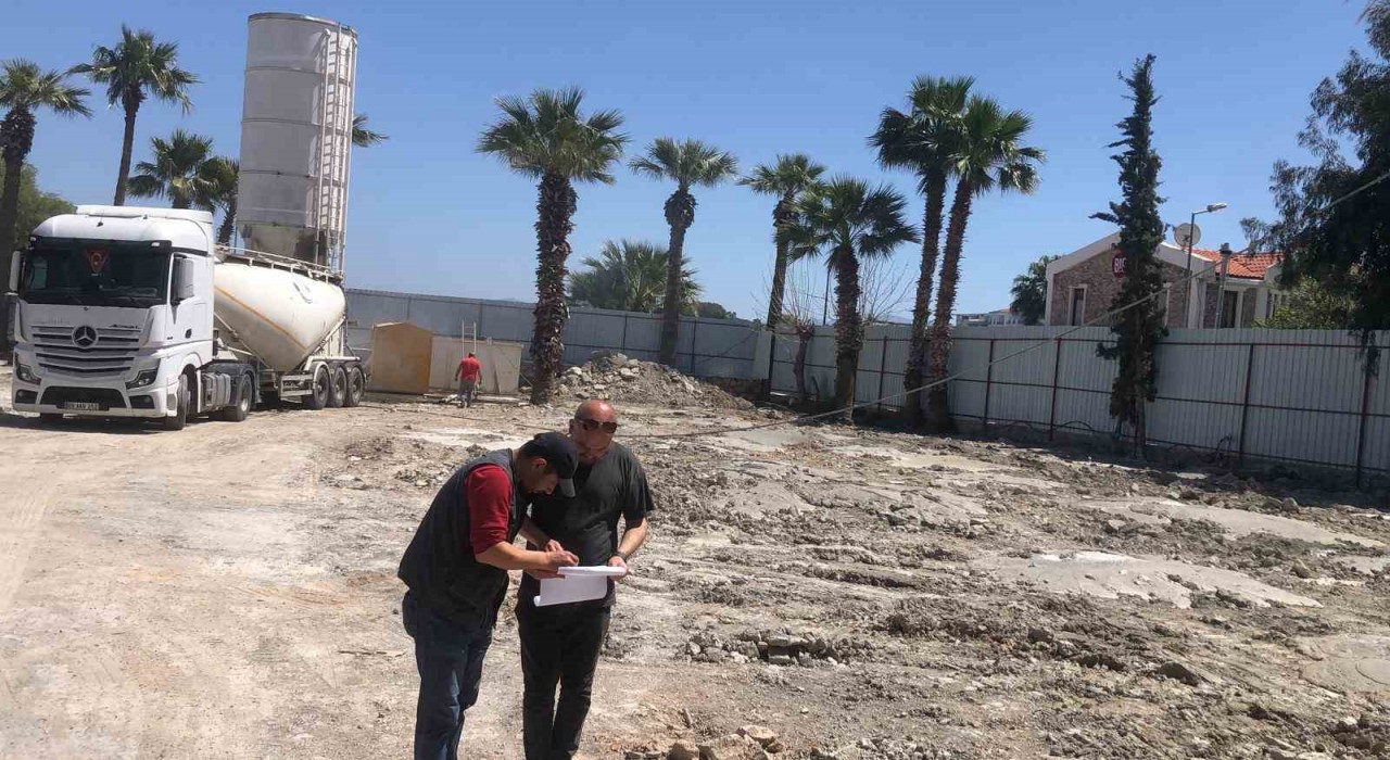 Datçadaki okulun inşaat çalışmaları başladı