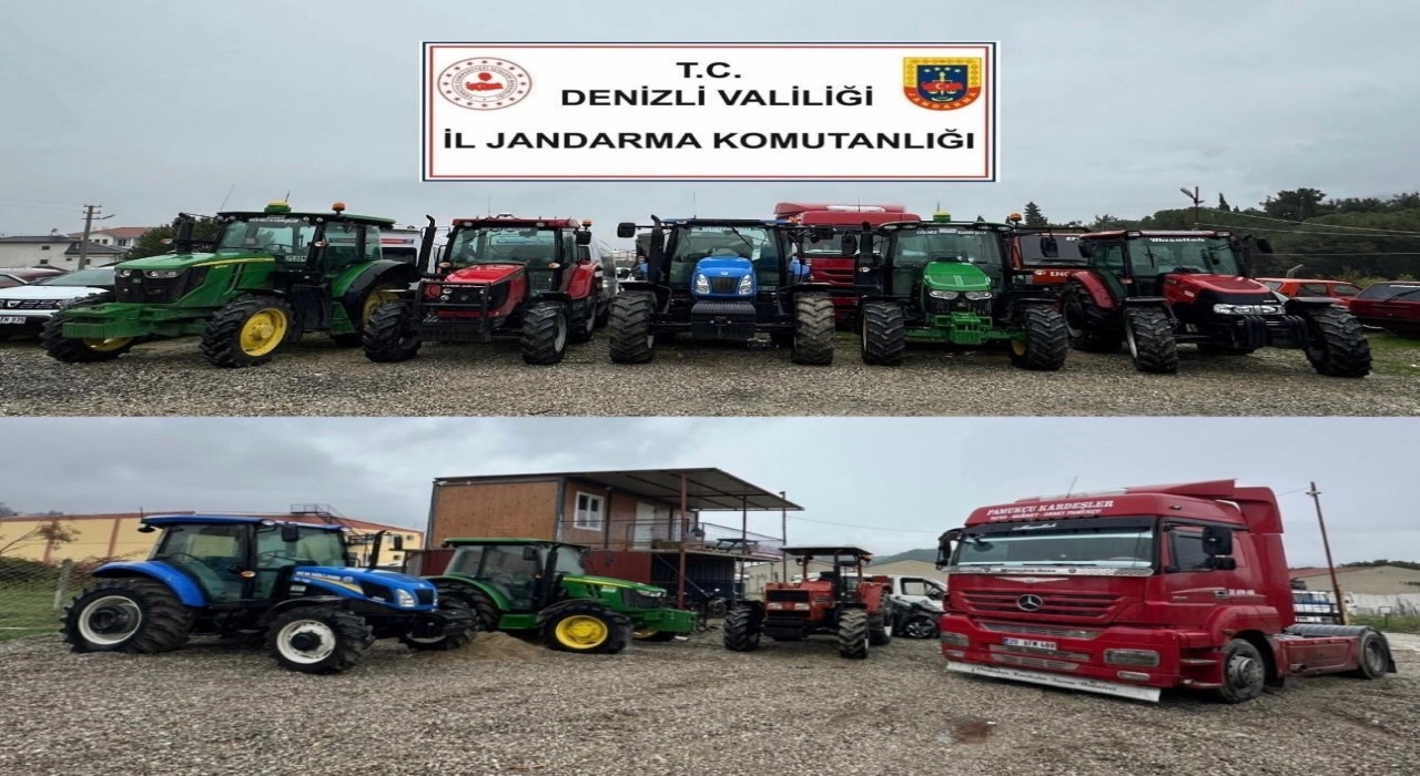 Denizlide çiftçinin traktörlerine çöken 3 tefeci tutuklandı