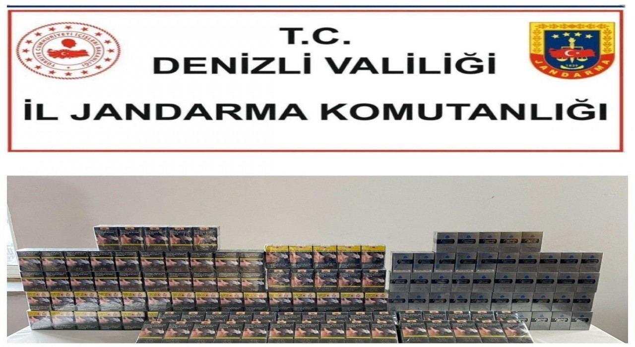 Denizlide kaçak sigara operasyonu