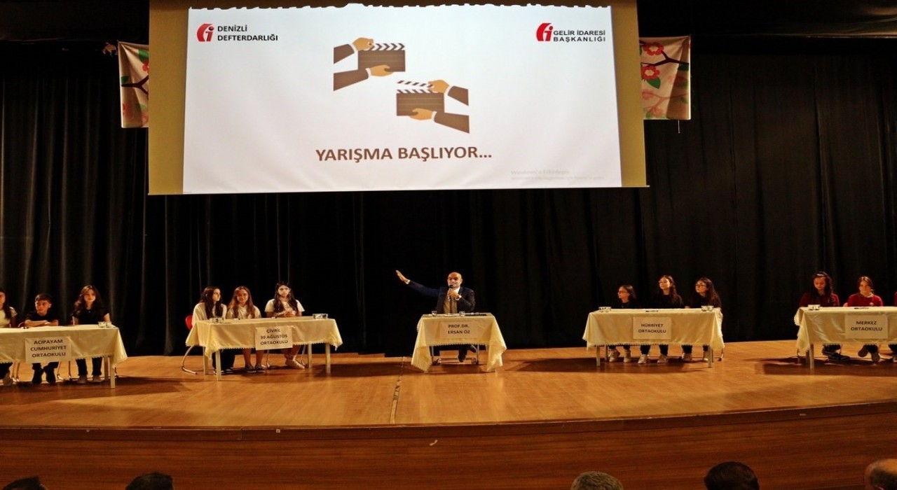 Denizlide öğrenciler vergi hakkındaki bilgileriyle yarıştı