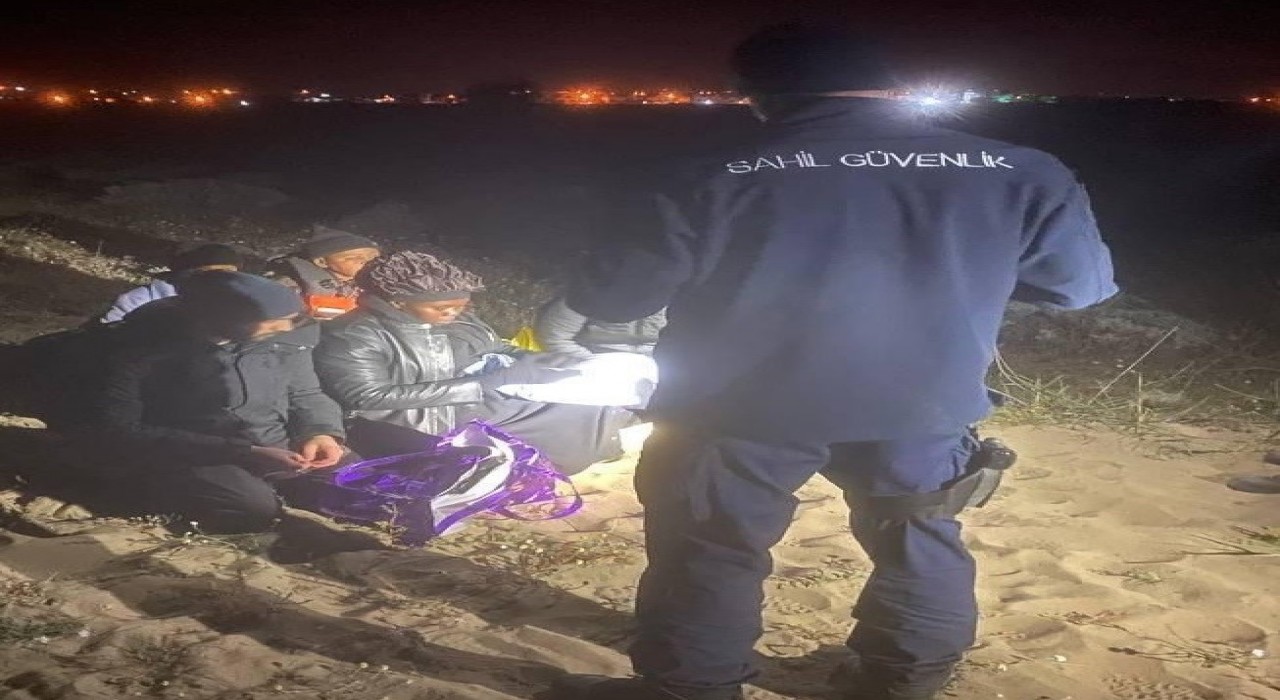Dikilide 7 düzensiz göçmen yakalandı