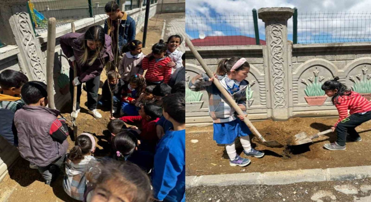 Diyadinde minik ellerden büyük katkı