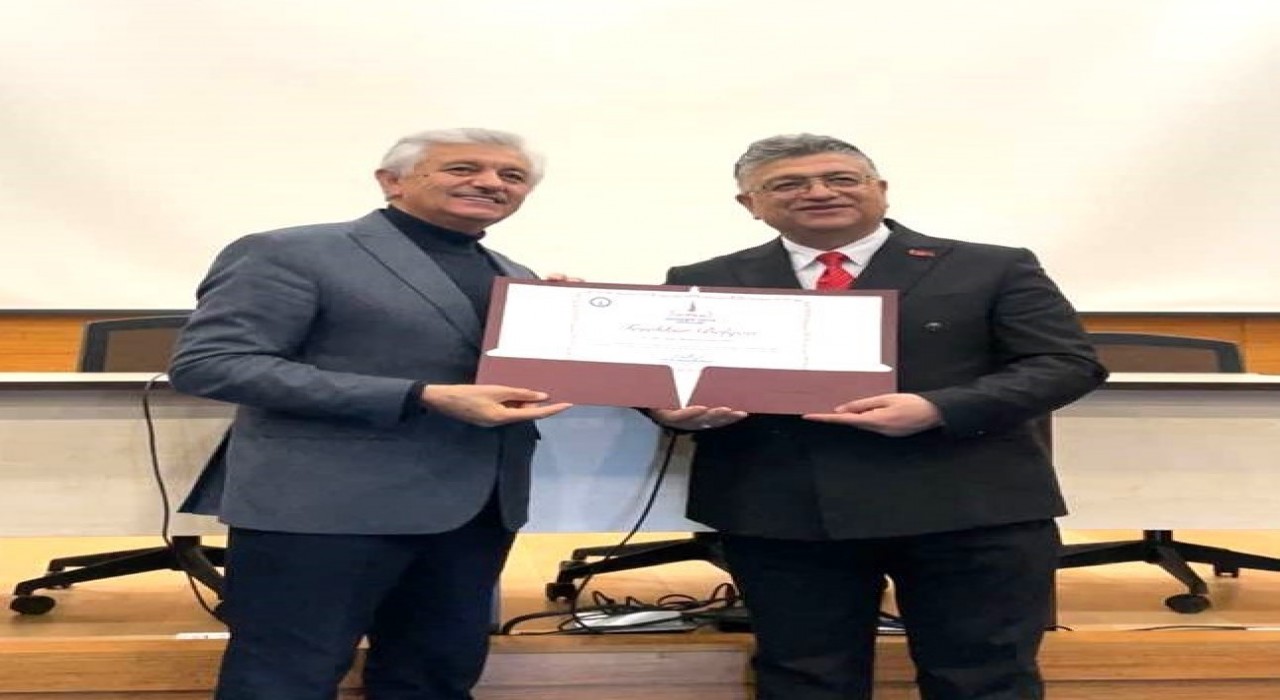 Doktor Öğretim Üyesi Mehmet Emin Yağcıya akademik teşvik ödülü