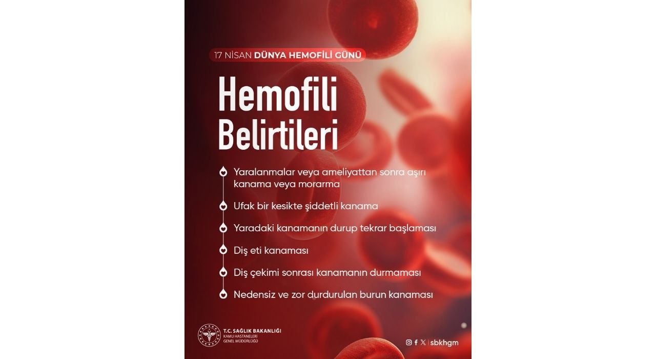 Dünya Hemofili Günü'nde Osmaniye İl Sağlık Müdürlüğü'nden Önemli Uyarılar