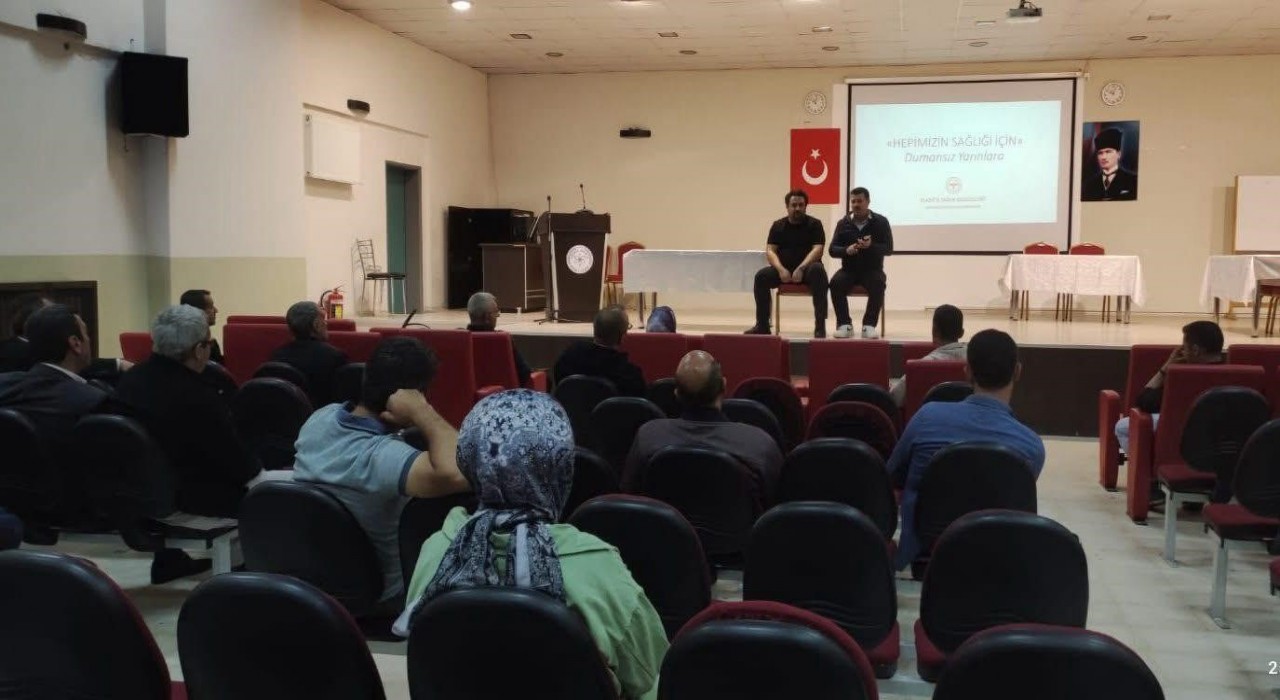 Elazığda sigarayı bırakma kampanyası çalışmaları