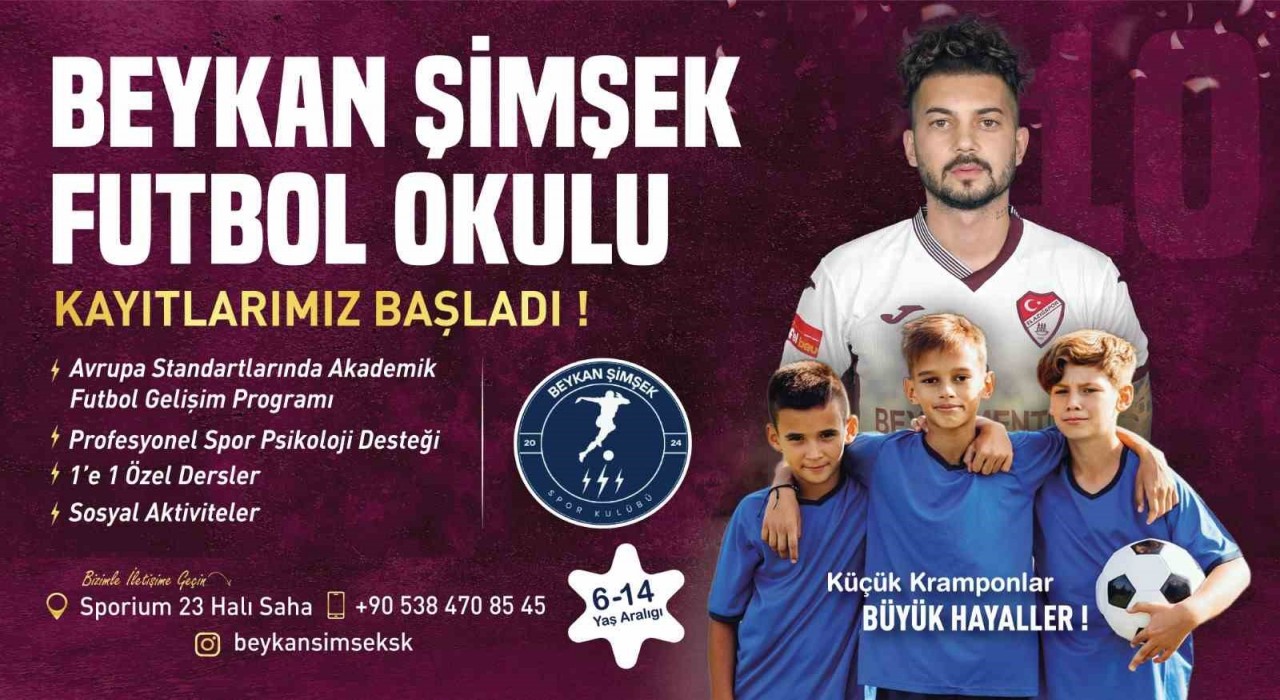 Elazığsporun yıldızı Beykan Şimşek, kentte futbolun yıldızlarını yetiştirecek