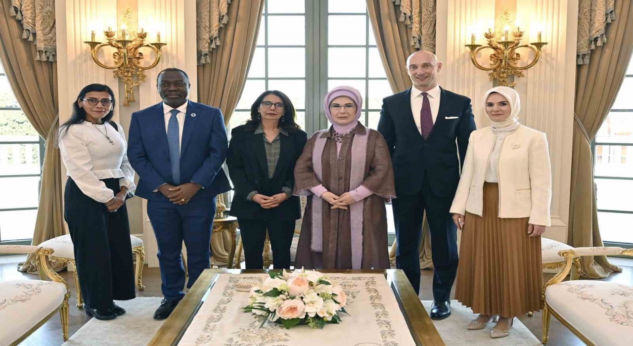 Emine Erdoğan, BM Genel Sekreteri Çocuklara Yönelik Şiddet Özel Temsilcisi Mjid ile görüştü