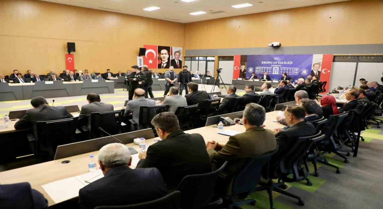 Erzincanda 2025 Yılı 2. İl Koordinasyon Kurulu Toplantısı yapıldı