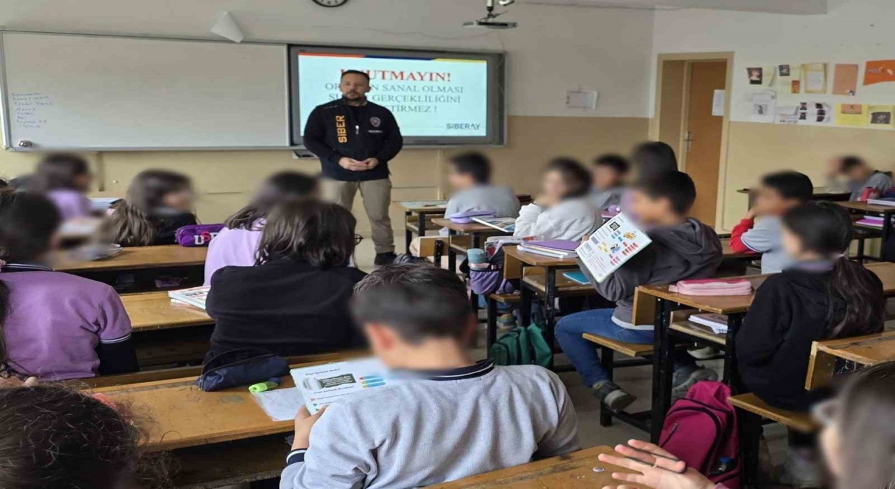 Erzincanda öğrencilere siber güvenlik eğitimi