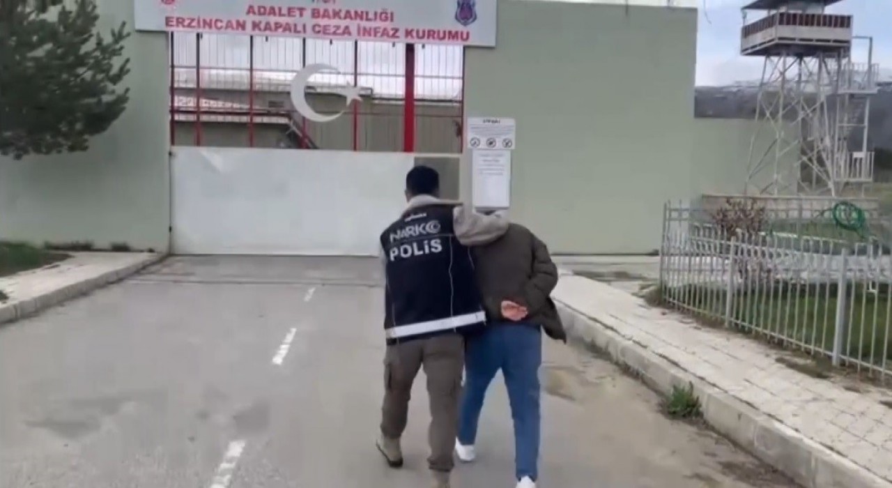 Erzincanda uyuşturucu ticareti suçundan 1 kişi tutuklandı