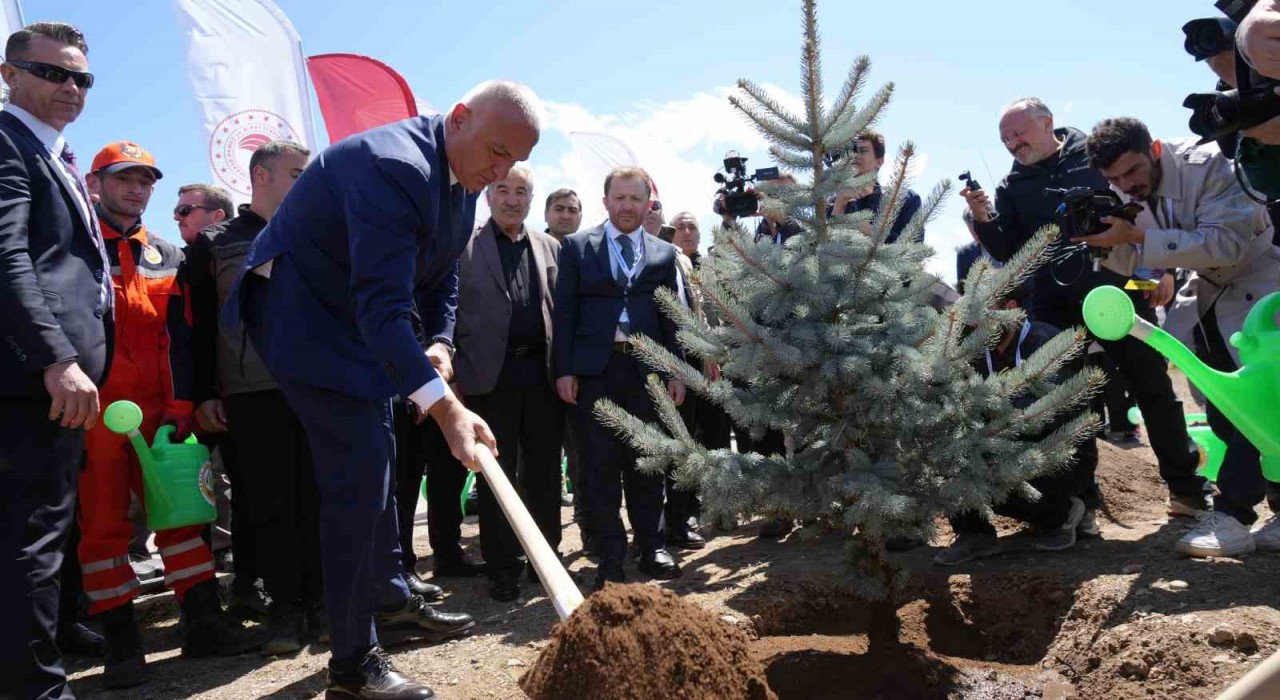 Erzurumda EİT ülkeleri adına hatıra ormanı oluşturuldu