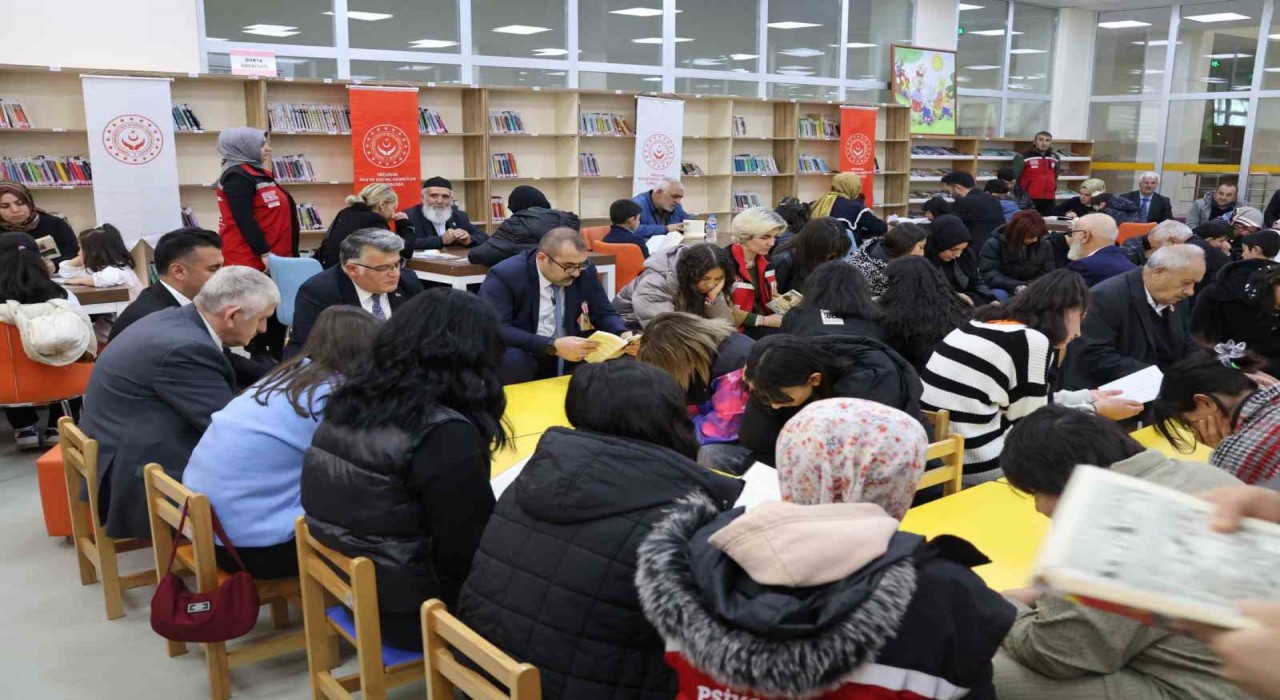 Erzurumda Kahraman ailemle kitap okuyorum programı