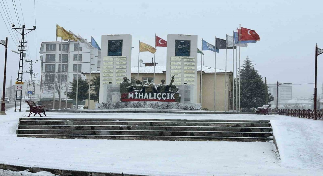 Eskişehirde kar yağışı etkili oldu