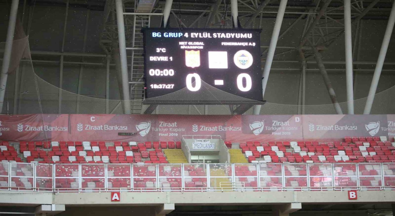 Fenerbahçede ceza nedeniyle misafir tribünü boş kaldı